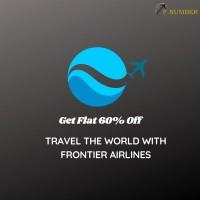 Get Flat 60 off on Frontier Airlines Flight Booking 18665798033